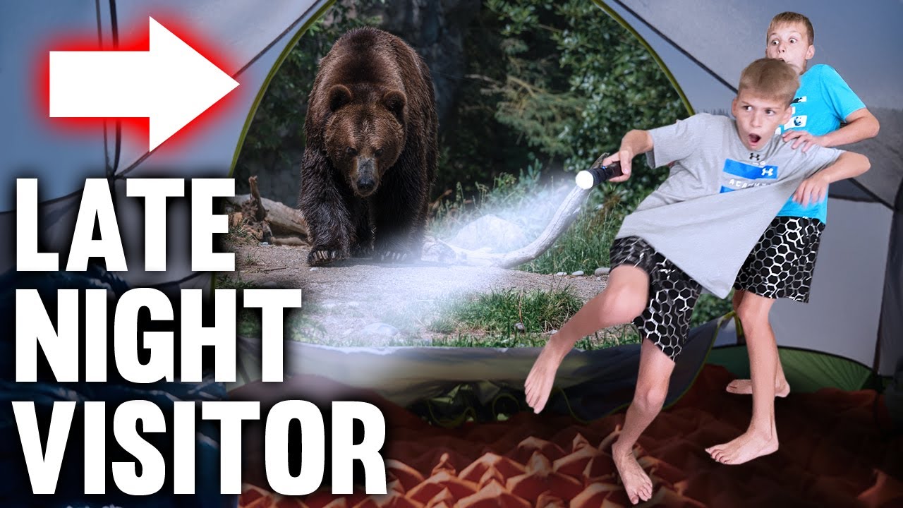 Tent Intruder! Big Bear Boys Camp! YouTube