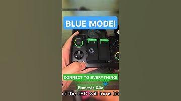 Connect to Everything! Insane Blue Mode feature Gamesir X4a #gaming #smartphone #controller #ios