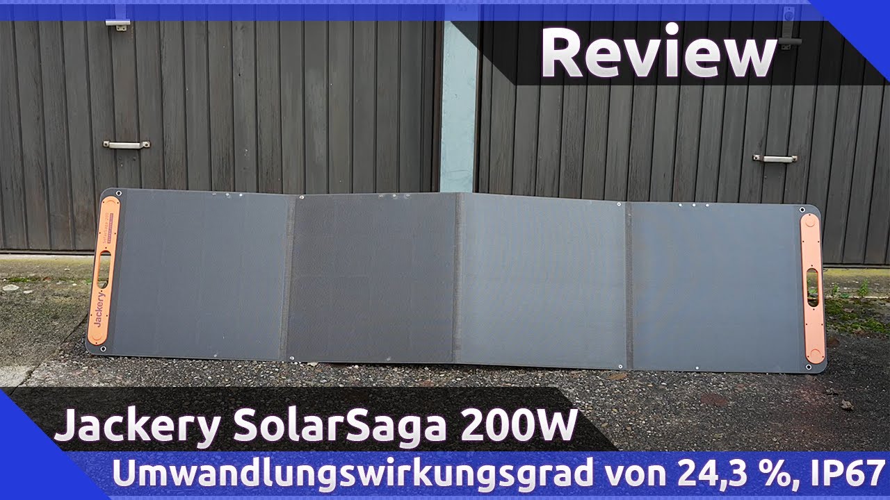 Jackery SolarSaga 200W Solarpanel Review (2023)