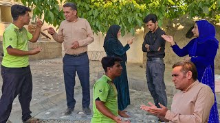 Leila and her father's conflict with Hussein's family: family drama