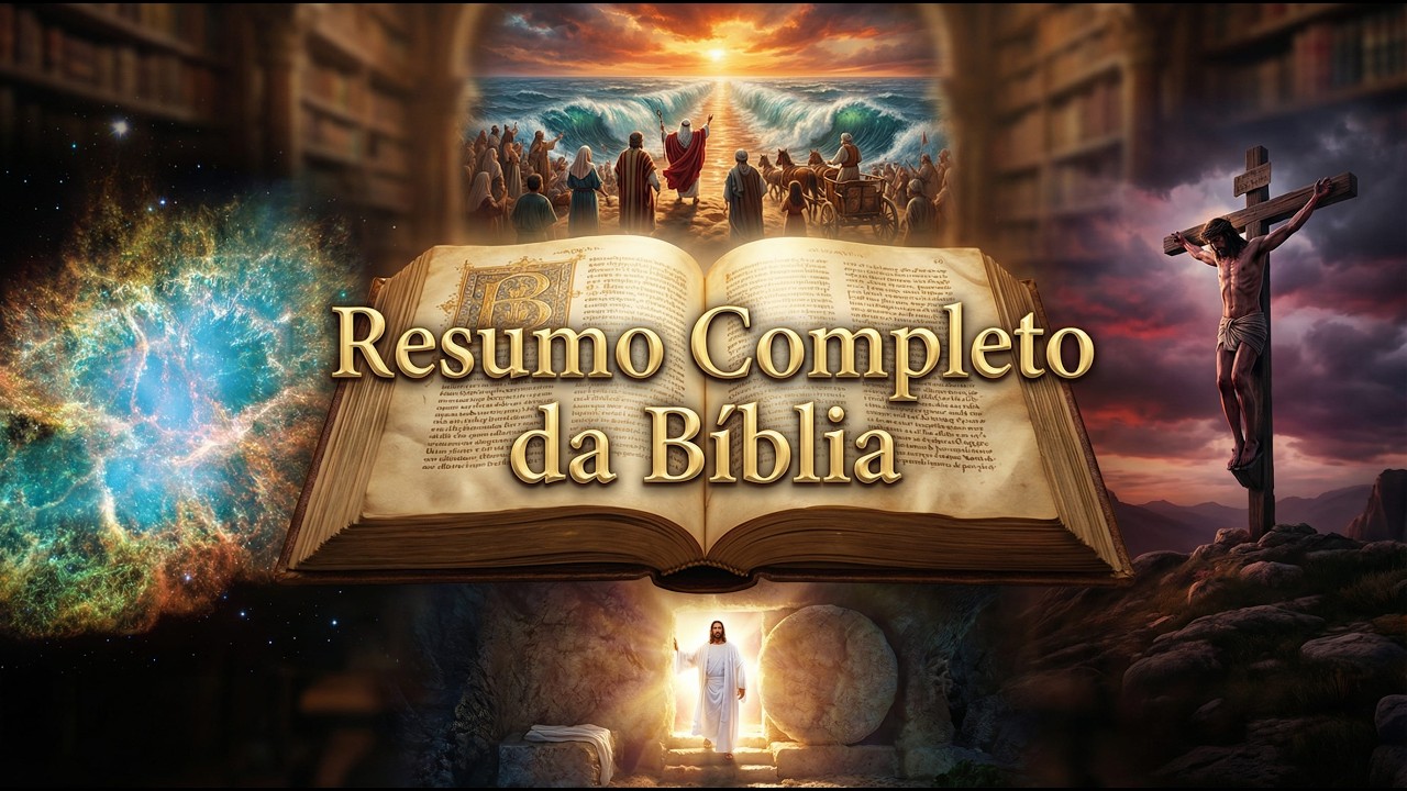 A BÍBLIA RESUMIDA: 15 MINUTOS PARA ENTENDER TODA A HISTÓRIA SAGRADA!