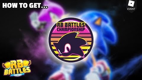 *EVENT* HOW TO GET: RB BATTLES BADGE IN SONIC SPEED SIMULATOR!! - Roblox RB Battles Season 3 Event