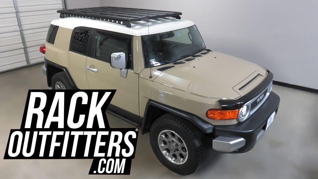 Toyota Fj Cruiser With Rhino Rack Pioneer Platform Backbone Roof