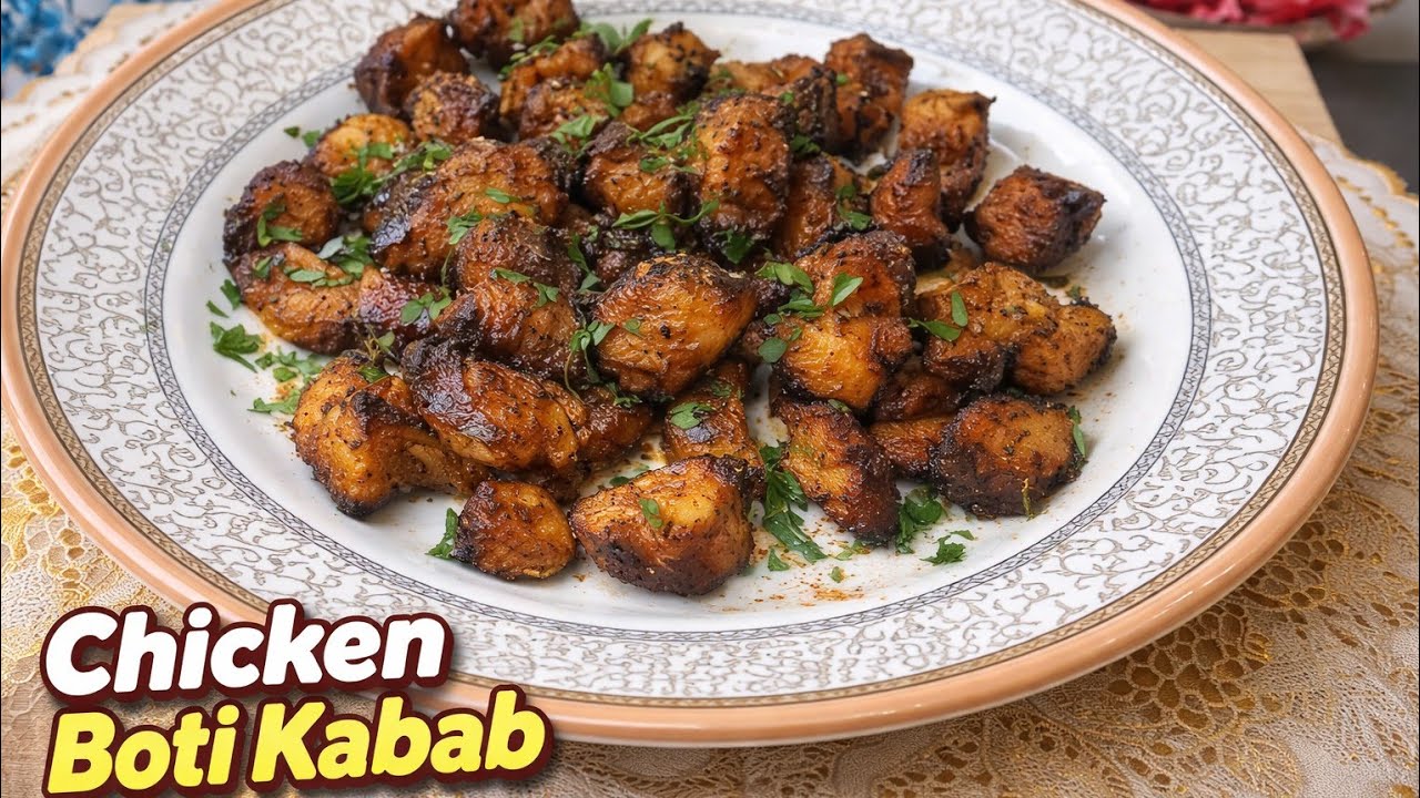 Chatpata Chicken Boti Kabab ❤️Ramzan Special EP-3|Chicken Tikka Boti Kabab|Sadath cooking world