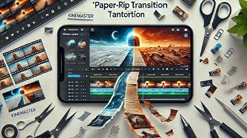 Paper Rip Transition | Kinemaster Editing Tutorial | Saikat Bhunya