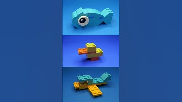 🦆 Lego Duck / Pato Tutorial Ideas #LEGO #duck #bird #water #brick