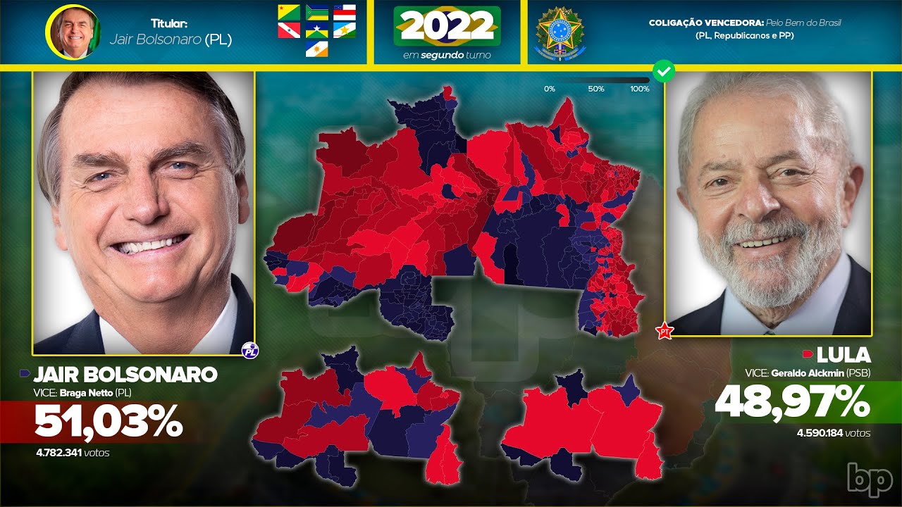 Eleições para a presidência do Brasil na Região Norte (1989-2022)