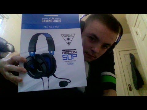 Turtle Beach Recon 50P Ear Force PS4 Gaming Headset Unboxing & Setup!