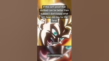 Dub vs Sub? Sean Schemmel just ended the debate. SSJ4 Daima Goku is him
