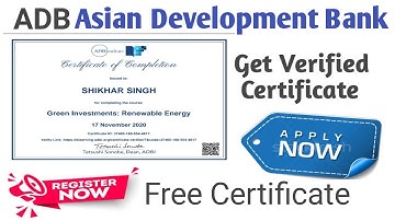 Free Certificate Course | Renewable Energy Course | Online Course | SHIKHAR SINGH
