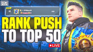 Conqueror Push to top 100🔥 AGGRESSIVE Gameplay with #cyphrplayz #bgmilive #bgmi #shortsfeed #shorts