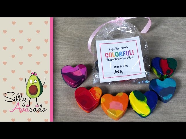 D.I.Y. Crayon Heart Favors for V-Day! - Happily Eva After