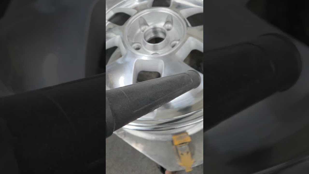 Acid wash after first cut, ready for paint