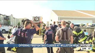 Williston Fire Department provides more details on future firefighting class at Williston High Sc...