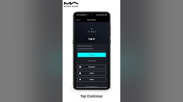 Login you Tidal account to MA Remote app through OAuth method