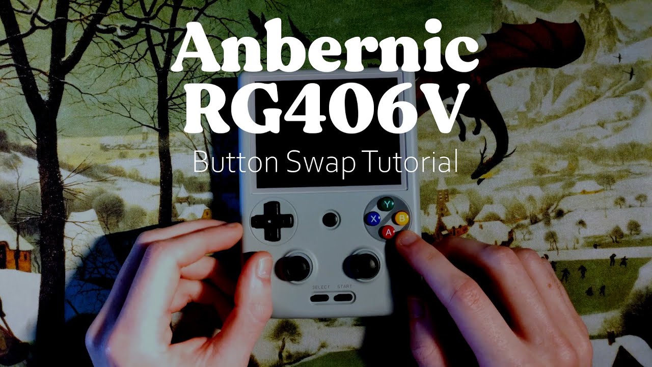 A relaxing Anbernic RG406V Button Swap Tutorial - YouTube