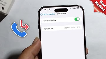 iPhone 15/Pro/Max: How to Setup Call Forwarding | Enable Call Forwarding