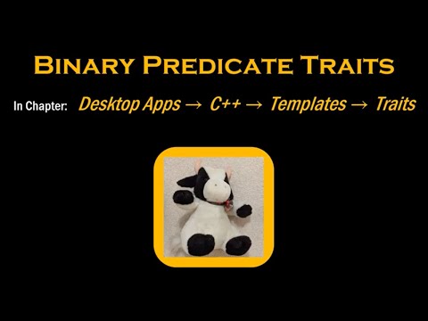 C++: Binary Predicate Traits