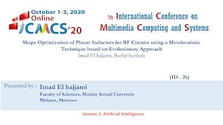 26 - Shape Optimization of Planar Inductors for RF Circuits using a Metaheuristic Technique Wealth