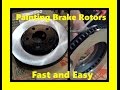 Painting Brake Rotors