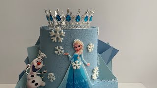 видео: Торт на тематику «Холодное сердце» картинка: Торт на тематику «Холодное сердце»