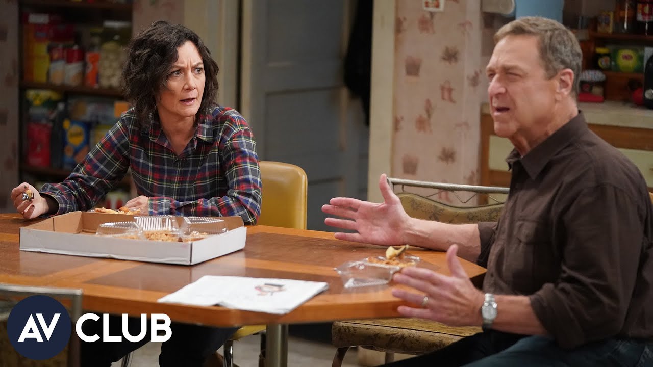 John Goodman and Sara Gilbert on The Conners, politics, and Dan's many flannel shirts tv kanalları
