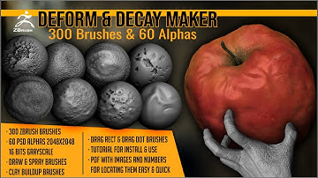 Deform and Decay Maker for ZBrush by Artistic Squad