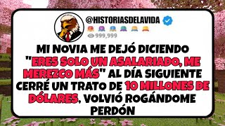 Mi novia me dejo diciendo ERES SOLO UN ASALARIADO, ME MERZCO MAS al día siguiente cerré un trato ...