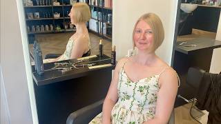 Makeover haircut! Nothing beats a bob for summer!