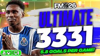 I Found A BROKEN 3-3-3-1 FM26 Tactic! | 5.8 Goals Per Game