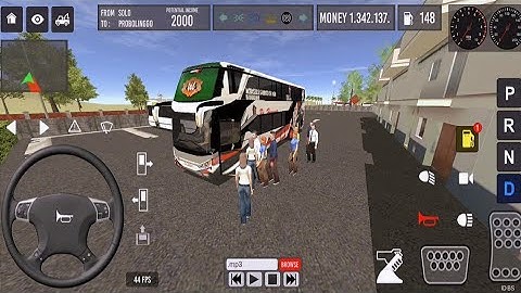 IDBS Bus Simulator • Double Decker Bus Route Solo - Probolinggo • Android Gameplay