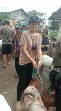 CEWEK CANTIK PEDAGANG KAMBING #SHORTS