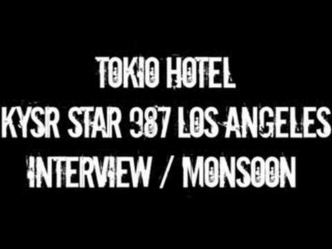 Tokio Hotel Radio Interview / Monsoon - Los Angeles KYSR STAR 98.7 (09.03.08)