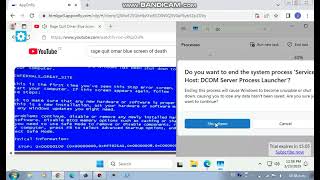 Rage Quit Omar Blue Screen Of Death Has Bsod