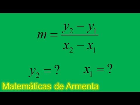 Despeje De Incognitas De Formulas Ejemplo 5 Pendiente De Una Recta