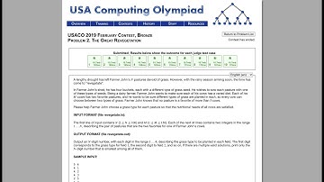 USACO 2019 February Bronze - The Great Revegetation