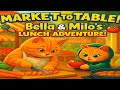 Mother Bella’s Market Adventure & Homemade Lunch with Kitten Milo: Veggie Shopping, Playtime
