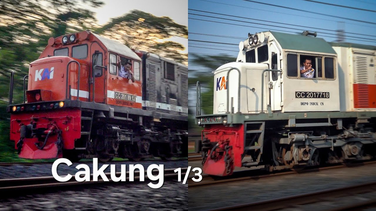 1/3 Nonton Kereta Api Lewat Di Cakung 24/06/2025, Saingan KAJJ Dan KRL (ReUp)