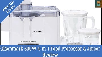 Olsenmark 600W 4 in 1 Food Processor & Juicer Review