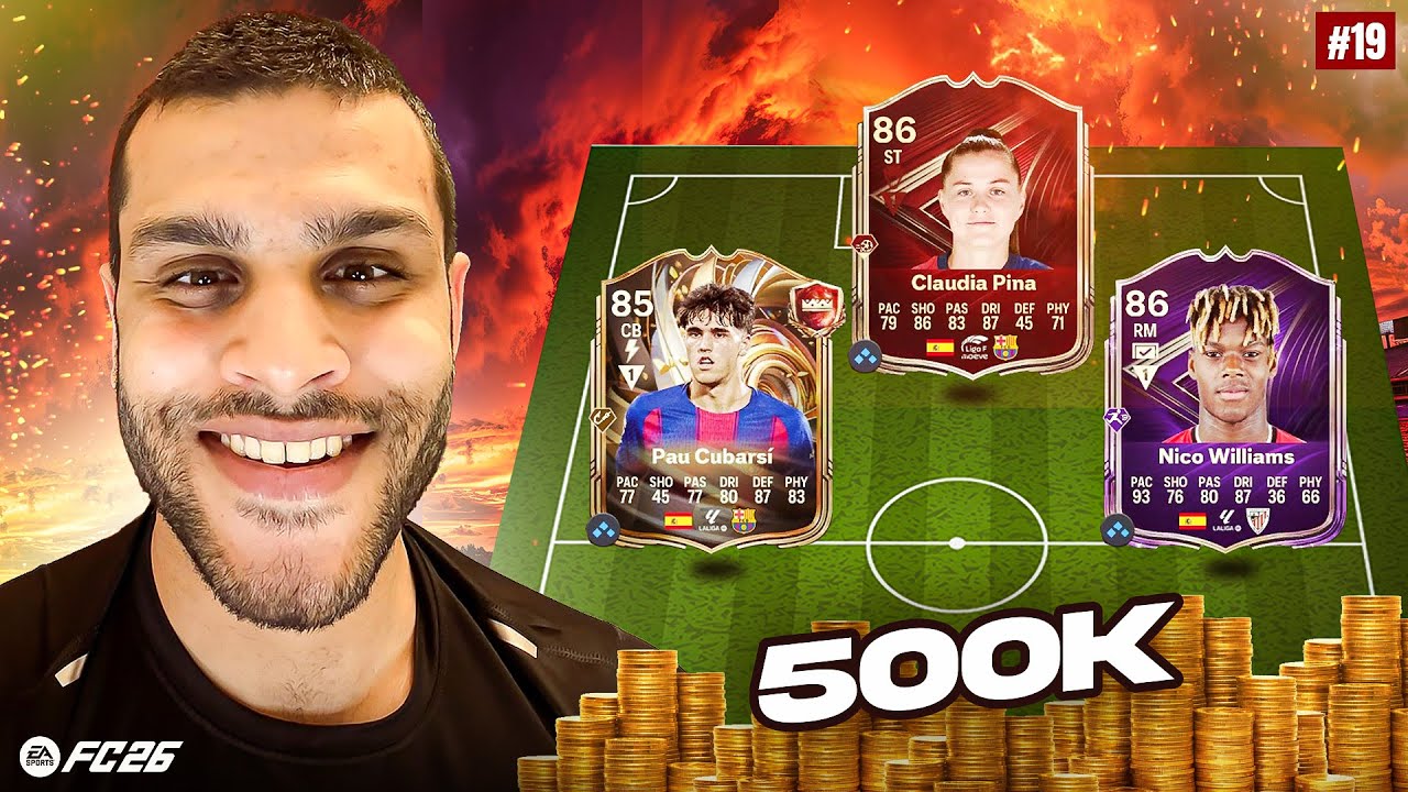 THE BEST 500K SQUAD IN FC 26 ULTIMATE TEAM?! | RTG#19