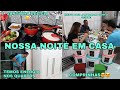 FIZ JANTA DELÍCIA, MEUS PAIS JANTARAM COM A GENTE,TEMOS ENERGIA NA PARTE DE CIMA DA CASA+COMPRINHAS