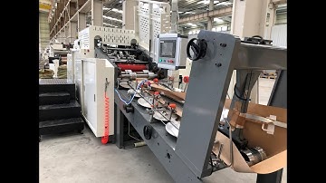 Nanjing ZONO ZNEP ZD-F550NB Flat Handles Paper Shopping Bag Making Machine for Europe Customer