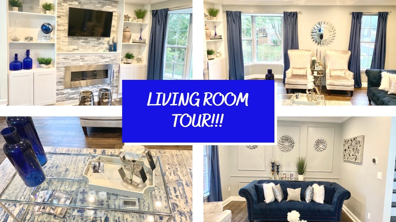 GLAM LIVING ROOM TOUR!!! Z GALLERIE, LAMPS PLUS, AMAZON, KIRKLANDS