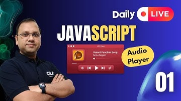 Build an MP3 Player with JavaScript | Part 1: Awesome UI Design | Audio Player Tutorial in Hindi
