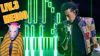 Video voorbeeld van "CASA MIA PIANO TUTORIAL + SPARTITO GRATIS LIV 3 MEDIO GHALI SANREMO 2024 PIANO COVER"