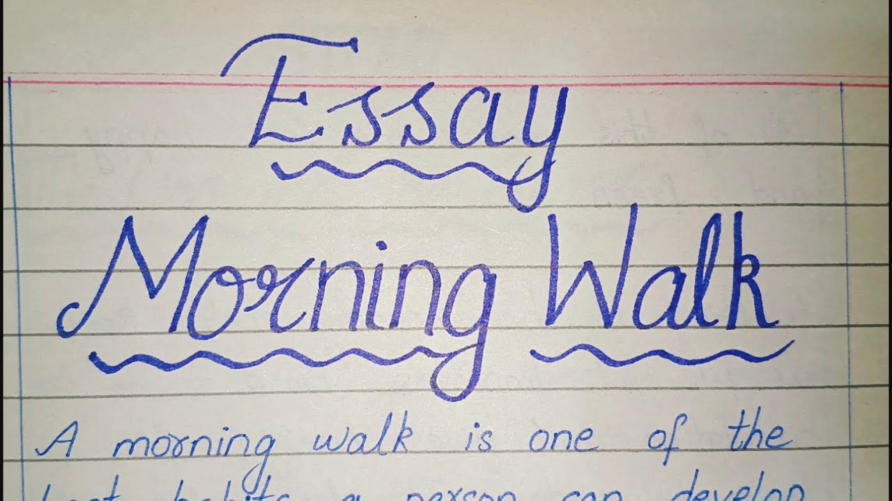 Essay Morning Walk for grade 6 to 10| Essay writing| Online Education| English learning 