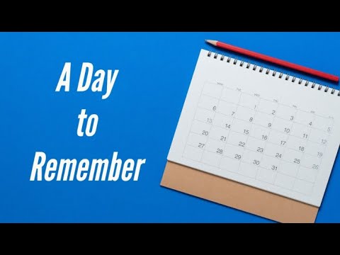 "A Day to Remember"  Sermon by Pastor Clint Kirby | October 23, 2022