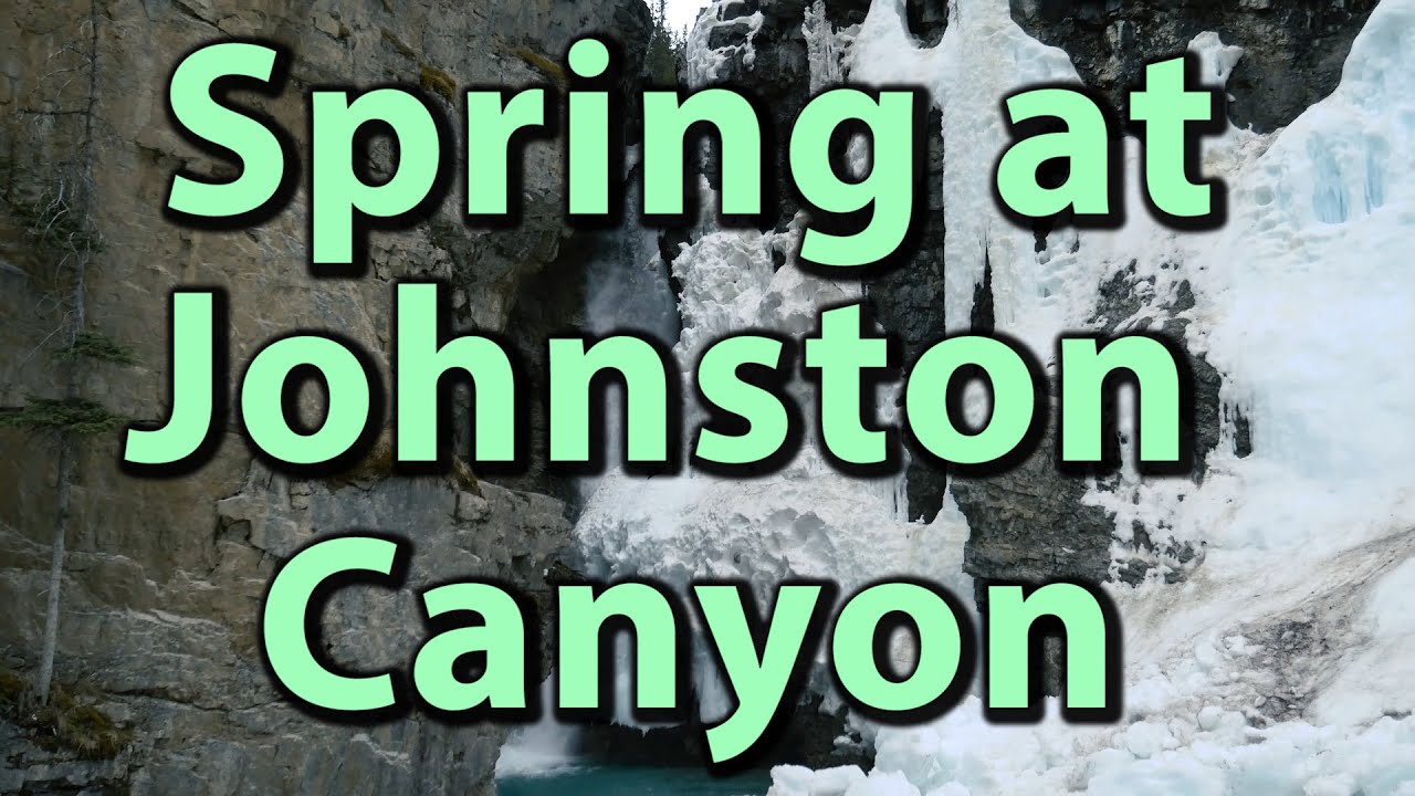 Spring at Johnston Canyon in Banff National Park (4K) | Journey Alberta
