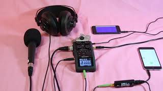 Recording podcast interviews from 'Phone (or Skype) -EASY. ZoomH6
