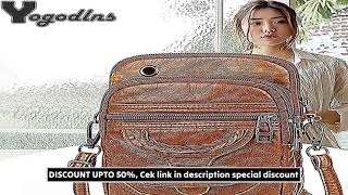 Multi-Functional Soft PU Leather Small Shoulder Bag For Women Vintage Crossbody Bag Cash P screenshot 5